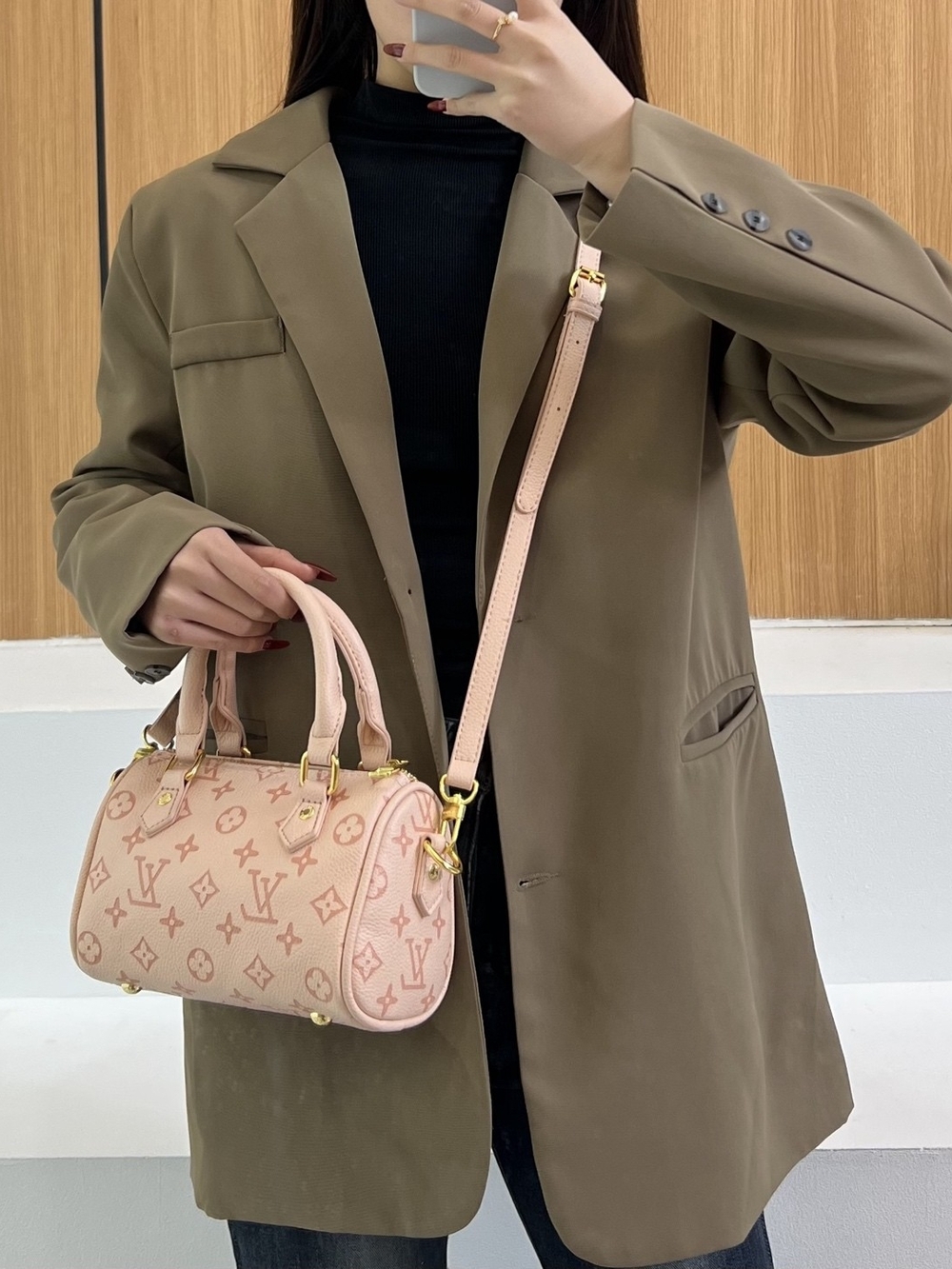 Pink Monogram Mini Barrel Bag - Picture 2 of 2